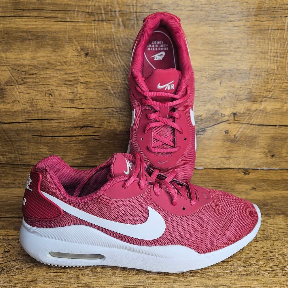 Nike Air Max Oketo Color Wild Cherry/white Style Aq2231-600 Size 10